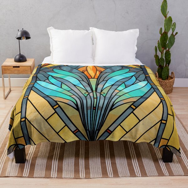 Item preview, Stained Glass Abstract Pattern Art designed and sold by JessArty ⭐⭐⭐⭐⭐.