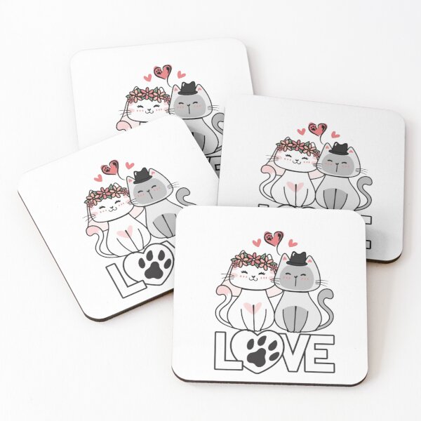 Item preview, CatLove, FelineAffection, CatRomance, PetLove, CatsInLove,Meowromance, designed and sold by kozlebozle007.