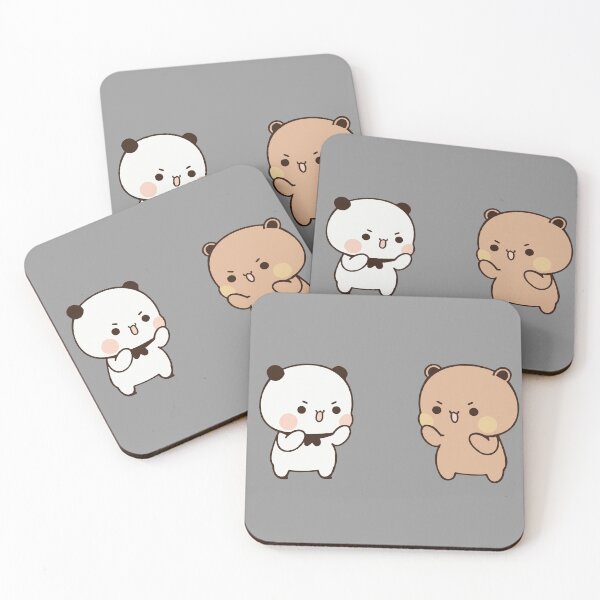 Item preview, DuDu Bear and BuBu Panda are fighting! designed and sold by Pandety.