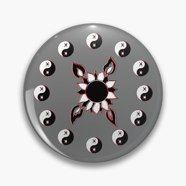 Item preview, yin yang balance harmony design eastern philosophy flower designed and sold by 4rpixs.
