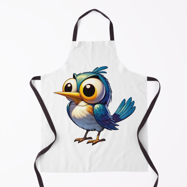 Item preview, Freaked Out Blue Green Bird with Buldging Eyes designed and sold by kylmllr101684.