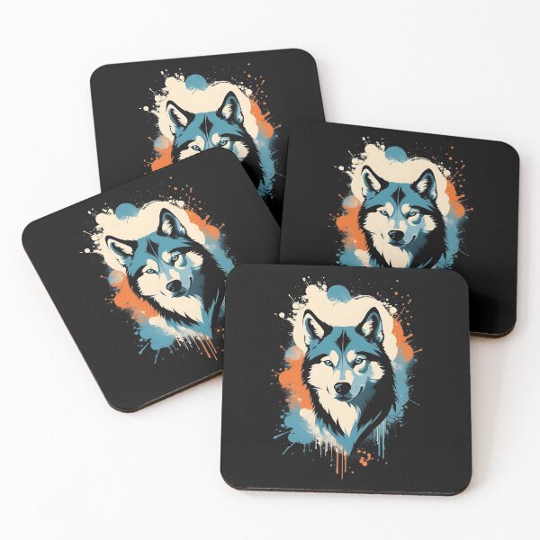 Item preview, Vintage Husky Silhouette Design: Timeless Elegance for Nostalgic Dog Lovers. designed and sold by brindled.