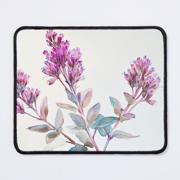 Item preview, Sedum Watercolor Artwork - Floral Elegance for Home Styling & Office Decor designed and sold by Peek-Designs.