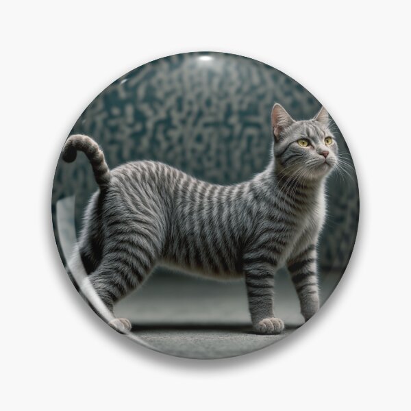 Item preview, Graceful Striped Cat - Elegant Feline Stripes designed and sold by anderlee.
