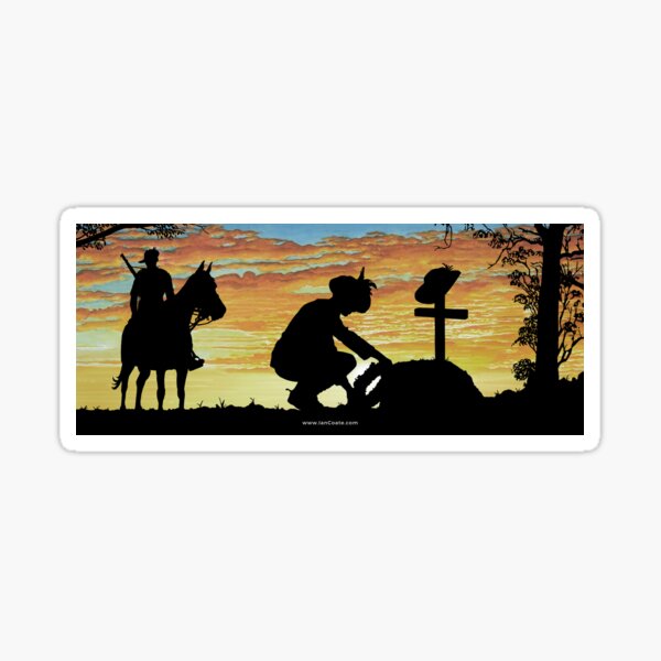 Australian Sunsets - Memorial Sticker