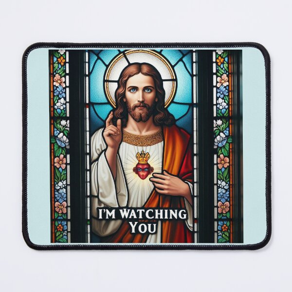 Item preview, Jesus is watching you. Always. designed and sold by PickledjoArt.