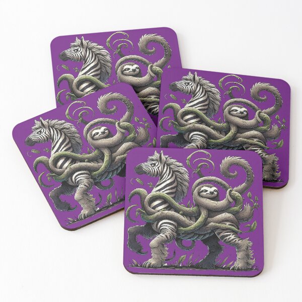 Item preview, ZEBRA AND SLOTH designed and sold by BANKJOB ⭐⭐⭐⭐⭐.
