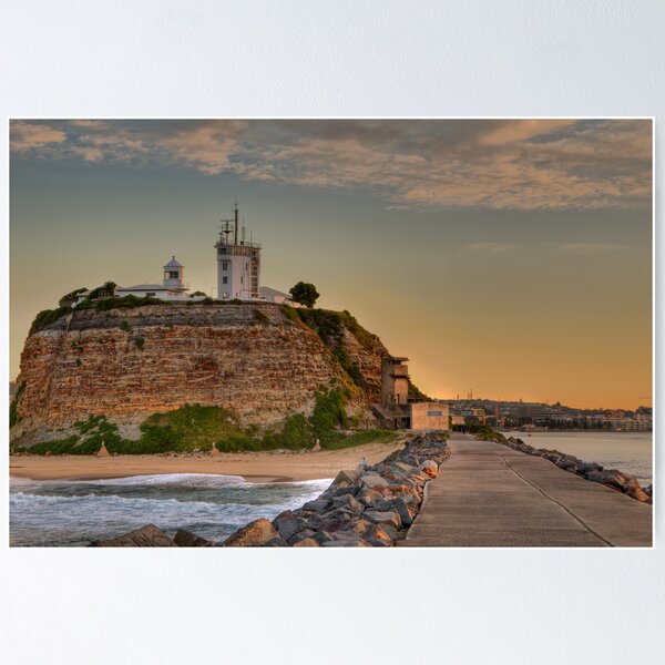 Item preview, Nobby's lighthouse at sunset designed and sold by Andrew Murrell.