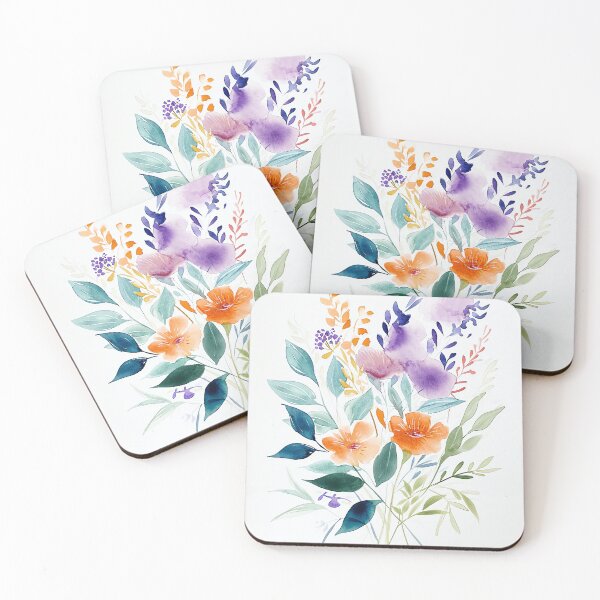 Item preview, Russian Sage Flower Watercolor Artwork - Floral Elegance for Home Styling & Office Decor designed and sold by Peek-Designs.