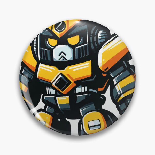 Item preview, Japanese Gundam Robot Yellow and Black designed and sold by migueloliverag.