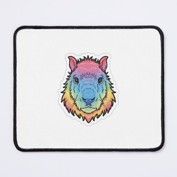 Item preview, LGBT capybara head / LGBT Capybara Head designed and sold by tanzanitelotus.