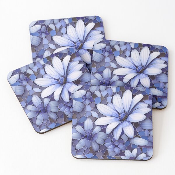 Item preview, Flower mosaic designed and sold by blackwhiteblue.