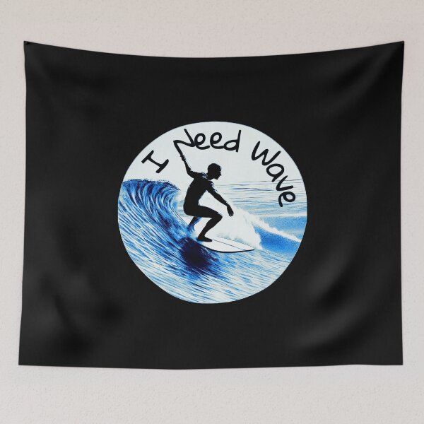 Item preview, Surfer Need Wave designed and sold by Aquillashop.
