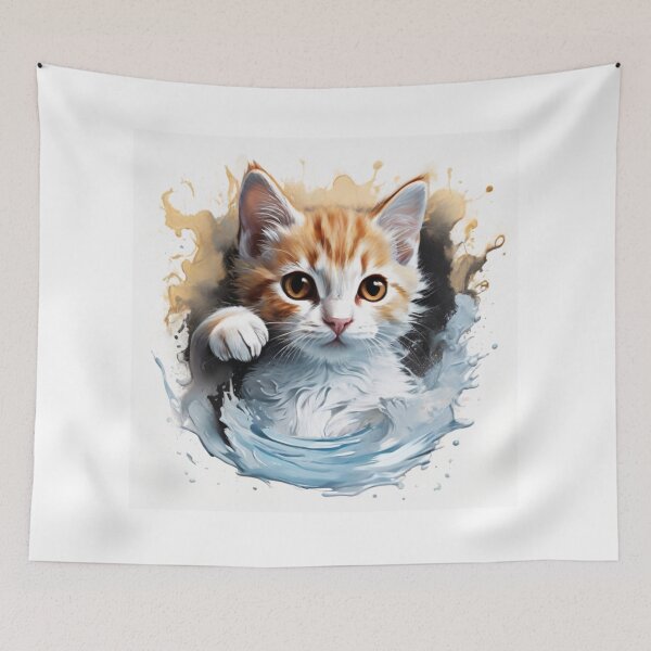 Item preview, cute cat  designed and sold by bonjourmadame4.
