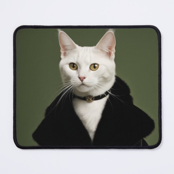 Item preview, Anthropomorphic Cat Collection - Domestic Shorthair #62 White Cat designed and sold by elektronen.