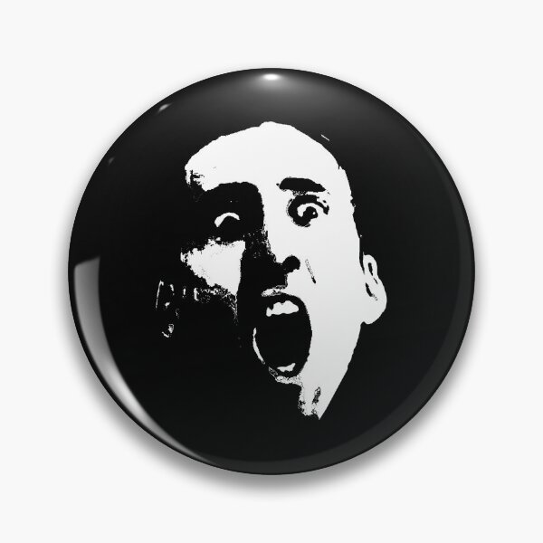 Item preview, Nicholas Cage stencil 1 no text designed and sold by JablesCreates.