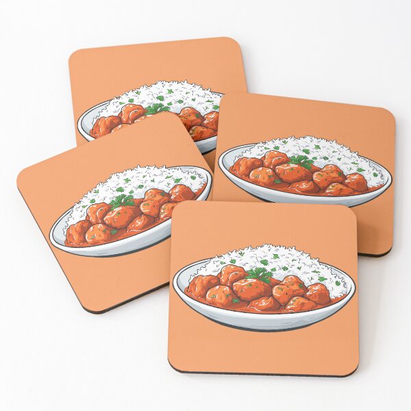 Item preview, Butter Chicken with Rice designed and sold by sakurashorty.