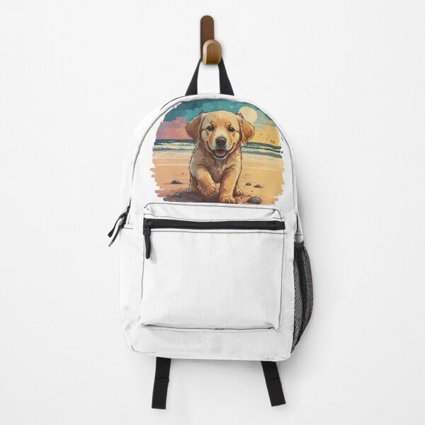 Item preview, cute puppy on the beach designed and sold by yinon-h.