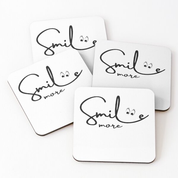 Item preview, Smile more in black designed and sold by ALLesROUNDER.