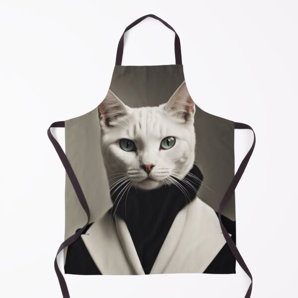 Item preview, Anthropomorphic Cat Collection - Domestic Shorthair #64 White Cat designed and sold by elektronen.