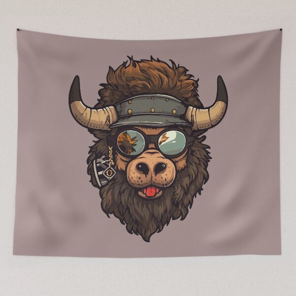 Item preview, Punk Buffalo designed and sold by Amir Faysal.