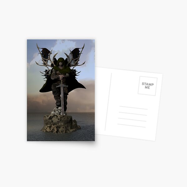 Retribution Waits In Solitude Postcard