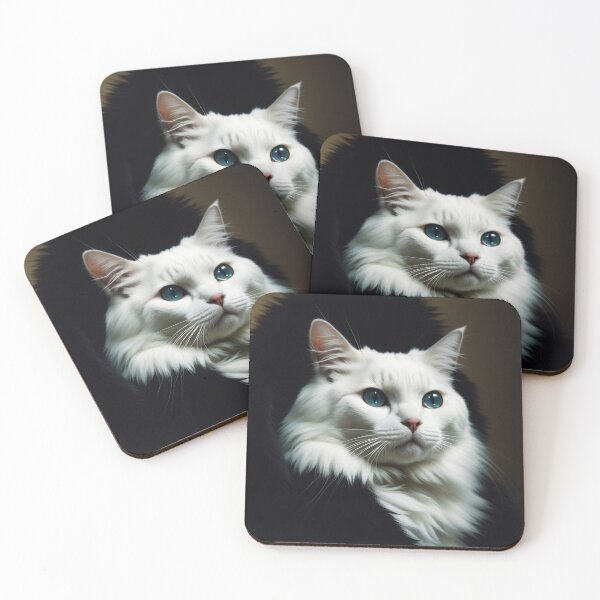 Item preview, Anthropomorphic Cat Collection - Domestic Shorthair #66 White Cat designed and sold by elektronen.