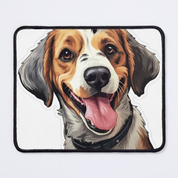Item preview, A Happy Dog with a Beaming Smile designed and sold by joyfulk8.