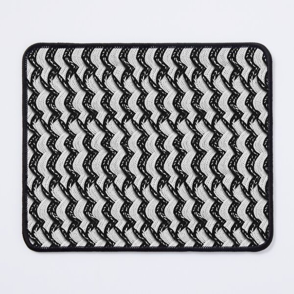 Item preview, Grandma's knitted pattern, black and white print for Knit design lovers designed and sold by wintervsfall.
