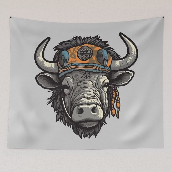 Item preview, Punk Buffalo designed and sold by Amir Faysal.