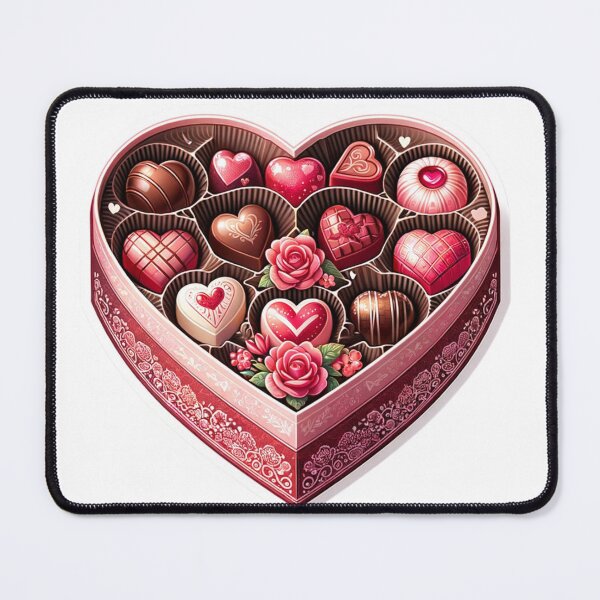 Item preview, Love's Delight Chocolate Box Sticker designed and sold by mymagicstoreus.