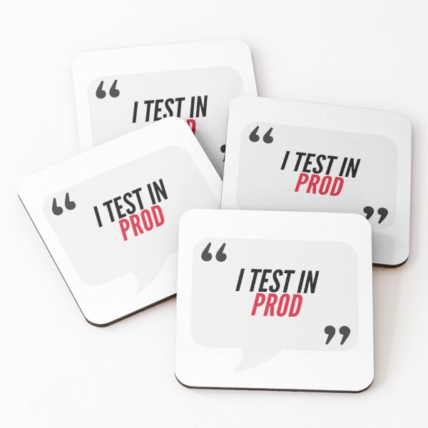 Item preview, I Test In Prod - Consulting, IT Humour designed and sold by freshdesign2023.