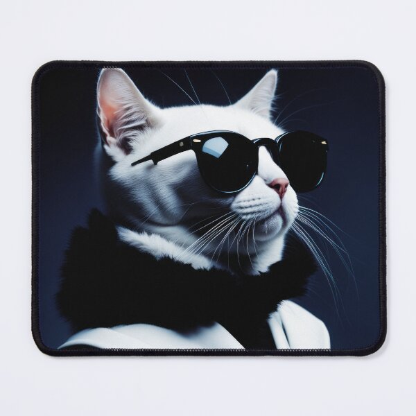Item preview, Anthropomorphic Cat Collection - Domestic Shorthair #68 White Cat designed and sold by elektronen.