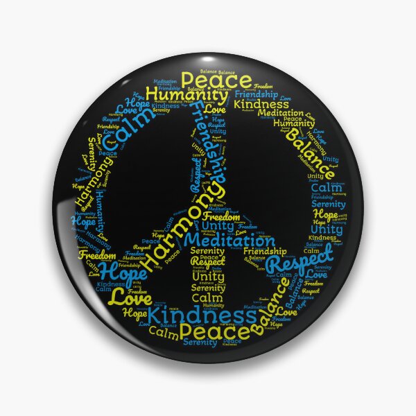 Item preview, Peace symbol Word Cloud designed and sold by Delamoon.