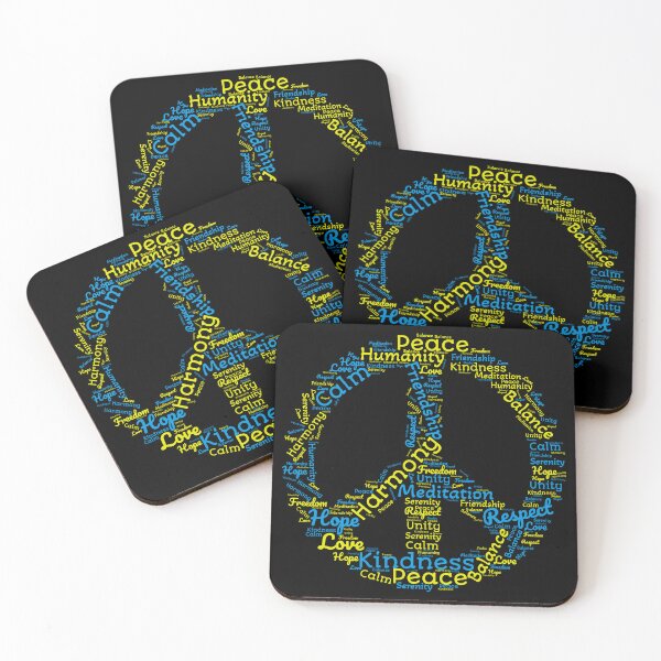 Item preview, Peace symbol Word Cloud designed and sold by Delamoon.