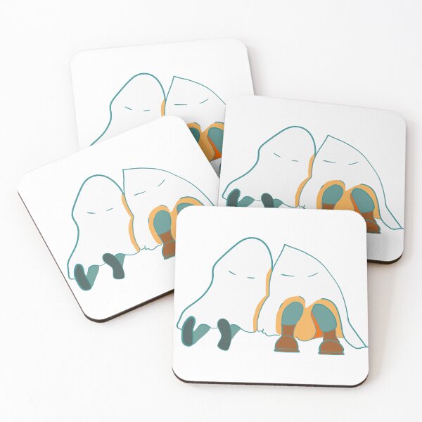 Item preview, Sleepy ghost friends! designed and sold by Mosswellmakes.
