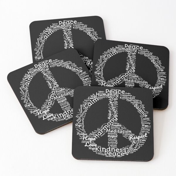 Item preview, Peace Symbol Word Cloud designed and sold by Delamoon.