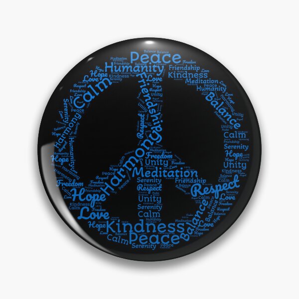 Item preview, Peace Symbol Word Cloud designed and sold by Delamoon.