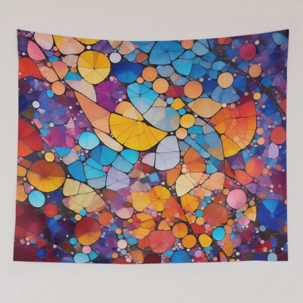 Item preview, Colorful mosaic designed and sold by blackwhiteblue.