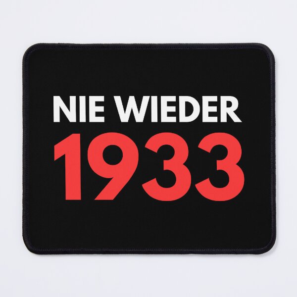 Item preview, NIE WIEDER 1933 Anti-Fascist Anti-Nazi Protest designed and sold by ProgressiveMob.
