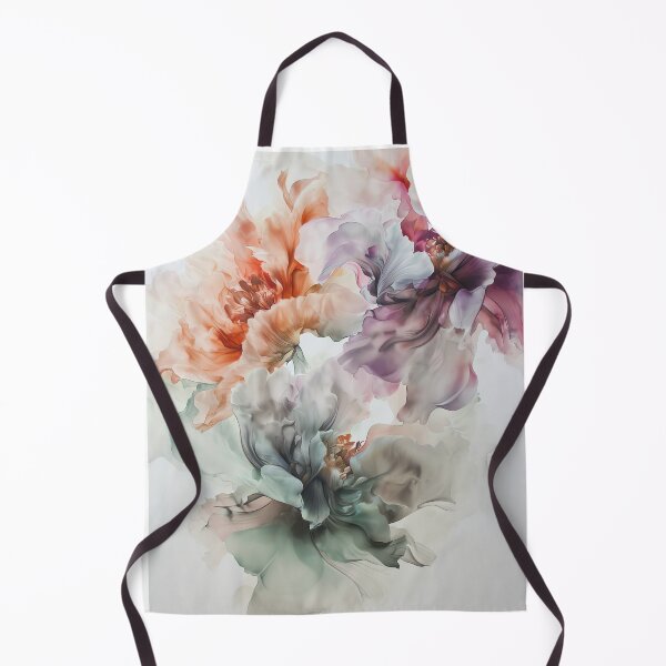 Item preview, Abstract Peonies Watercolor Floral designed and sold by Peek-Designs.