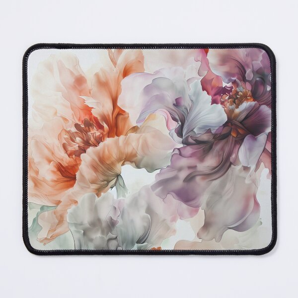 Item preview, Abstract Peonies Watercolor Floral designed and sold by Peek-Designs.