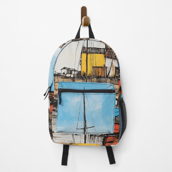 Item preview, Greenland port travel vintage colorful anime graphics designed and sold by wonderfulpark.