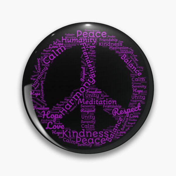 Item preview, Peace Symbol Word Cloud designed and sold by Delamoon.