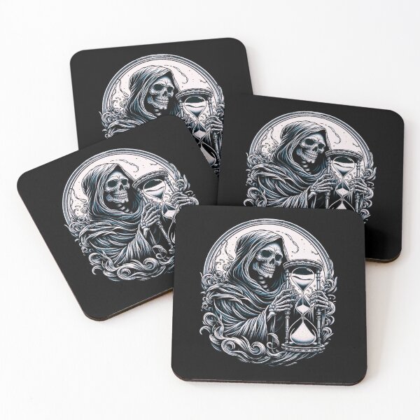 Item preview, I Eat Sand Grim Reaper Death Hourglass designed and sold by Joyful-Park.