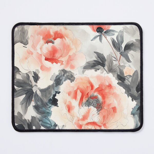Item preview, Pink Peonies Watercolor Floral designed and sold by Peek-Designs.
