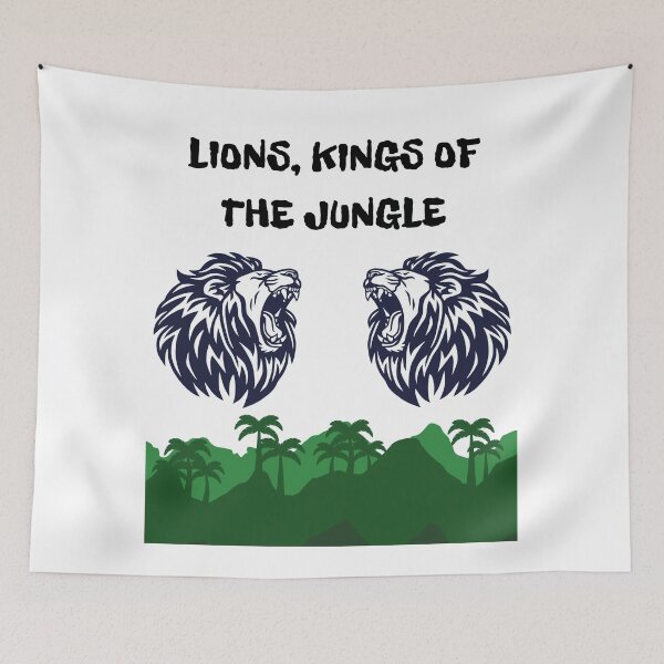 Item preview, LIONS, KINGS OF THE JUNGLE designed and sold by Mateusz Bachanek.