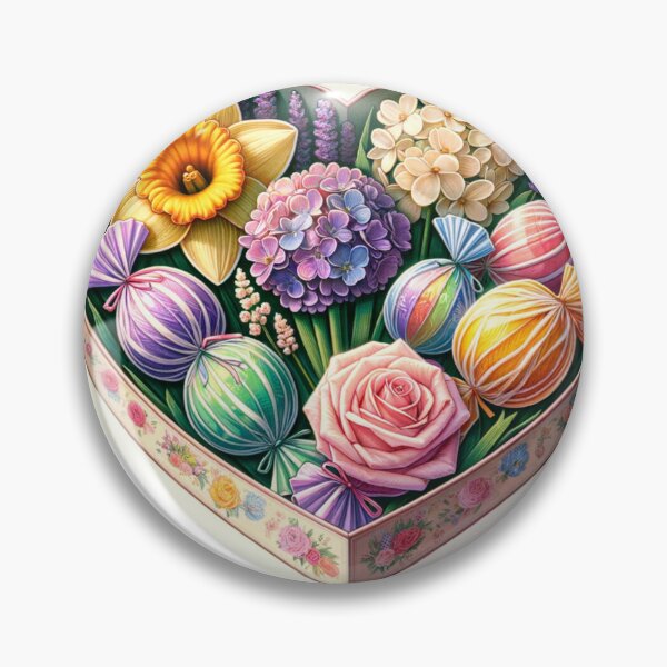 Item preview, Delight Flower And Candy Box Sticker designed and sold by mymagicstoreus.