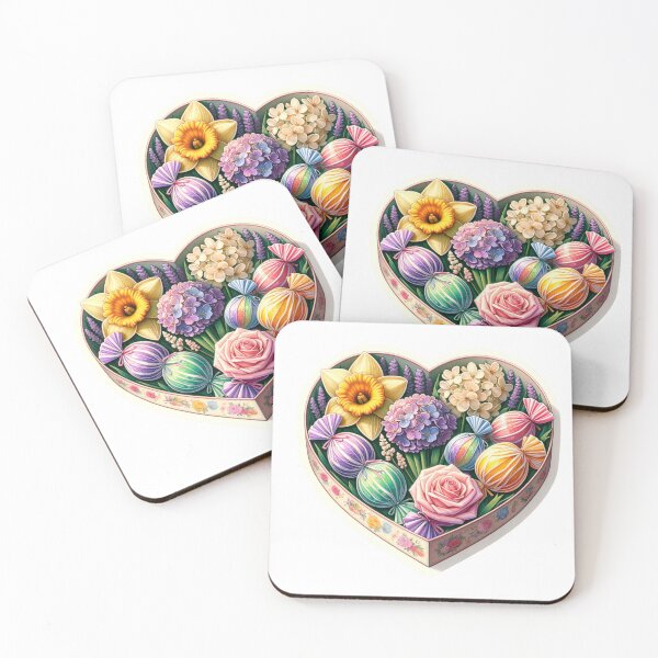 Item preview,  Delight Flower And Candy Box Sticker designed and sold by mymagicstoreus.