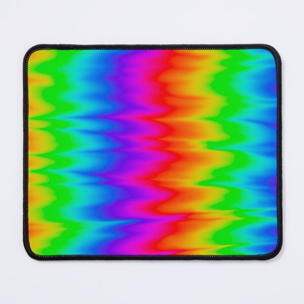 Item preview, Rainbow Bleed, abstract geometric wave pattern designed and sold by MayGreenAbgrall.